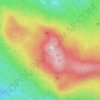 Mapa topográfico Mont Sir-Wilfrid, altitude, relevo