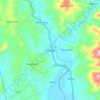Mapa topográfico Sibagat, altitude, relevo