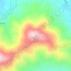 Mapa topográfico Masons Knob, altitude, relevo