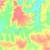 Mapa topográfico Chapadinha, altitude, relevo