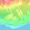 Mapa topográfico Lac à Jack, altitude, relevo