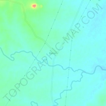 Mapa topográfico Baner, altitude, relevo