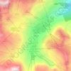 Mapa topográfico Chartreux, altitude, relevo