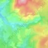 Mapa topográfico Coulagnes-Hautes, altitude, relevo
