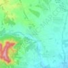 Mapa topográfico Establiments, altitude, relevo