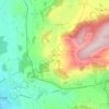 Mapa topográfico Gysenstein, altitude, relevo