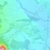 Mapa topográfico Casella, altitude, relevo