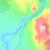 Mapa topográfico Wheelon, altitude, relevo