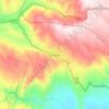 Mapa topográfico Oratorio, altitude, relevo