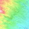 Mapa topográfico Pandanlandung Kidul, altitude, relevo
