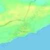 Mapa topográfico Kilakkarai, altitude, relevo