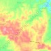 Mapa topográfico Tamansari, altitude, relevo