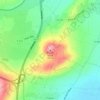 Mapa topográfico Puy de Loule, altitude, relevo