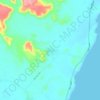 Mapa topográfico Berkeh khalf, altitude, relevo