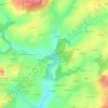 Mapa topográfico L'Étang Blanc, altitude, relevo