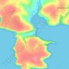 Mapa topográfico Dale, altitude, relevo