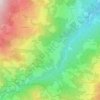 Mapa topográfico Spervara di sotto, altitude, relevo