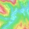 Mapa topográfico Garbarino, altitude, relevo