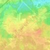 Mapa topográfico Moutines, altitude, relevo