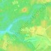 Mapa topográfico Les Veignes, altitude, relevo