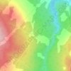 Mapa topográfico Le Cent-Ans, altitude, relevo
