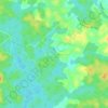 Mapa topográfico Sebong Pereh, altitude, relevo
