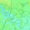 Mapa topográfico Cendon, altitude, relevo