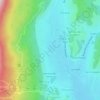 Mapa topográfico Prairie de Cochet, altitude, relevo