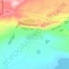 Mapa topográfico სანთა, altitude, relevo