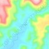 Mapa topográfico Açoita Cavalo, altitude, relevo