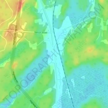 Mapa topográfico Estaire, altitude, relevo