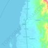 Mapa topográfico Mabini, altitude, relevo