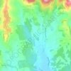 Mapa topográfico La Gondrone, altitude, relevo