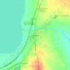 Mapa topográfico Tipitapa, altitude, relevo