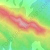 Mapa topográfico Centinela, altitude, relevo