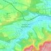 Mapa topográfico Stetten am Heuchelberg, altitude, relevo