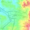 Mapa topográfico Tonjong, altitude, relevo
