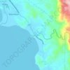 Mapa topográfico Halayhayin, altitude, relevo