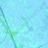 Mapa topográfico Strooiendorp, altitude, relevo
