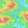 Mapa topográfico Creverina, altitude, relevo