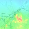 Mapa topográfico Sihor, altitude, relevo