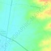 Mapa topográfico Los Gatos, altitude, relevo