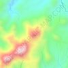 Mapa topográfico Cariliao, altitude, relevo