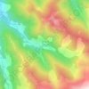 Mapa topográfico La Foulie, altitude, relevo