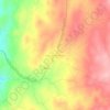 Mapa topográfico Vale de Afonsinho, altitude, relevo