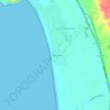 Mapa topográfico La Serena Golf, altitude, relevo