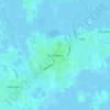 Mapa topográfico Grootegast, altitude, relevo