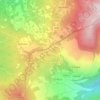Mapa topográfico Scabiazza, altitude, relevo