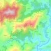 Mapa topográfico kaneli, altitude, relevo
