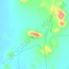 Mapa topográfico Jabal Buwa`ah, altitude, relevo